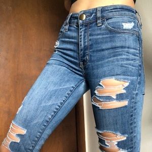 American Eagle high waisted jeans